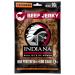 Indiana Beef Jerky - High Protein No Added Sugar 18g Salami Snack | Dried Meat (10 x 90g Peppered) - Buy Online on SooperMarket.com