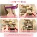 72 Pieces Short Plastic Hair Perm Rods Set - 6 Sizes Cold Wave Rods for Hair Curling - Hairdressing Tools with Tail Comb and Pintail Comb - Buy Online on SooperMarket.com