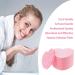 100 Heart Shape Facial Sponges | Natural Cellulose | Reusable Makeup Remover Sponge | Exfoliating Face Cleansing Sponge - Pink - Buy Online on SooperMarket.com