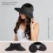 San Diego Hat Company Women's Adjustable Packable Roll-Up Visor - Black - Buy Online on SooperMarket.com