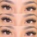 Buy 7 Pairs Cat Eye False Eyelashes - Natural Look Mink Fluffy 15mm 6D Volume Wispy Strip Lashes by PHKERATA - International Shipping Available - Buy Online on SooperMarket.com