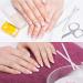 2-in-1 Nail Whitening Pencil for DIY Manicure & Cuticle Pusher - White Nail Design - Buy Online on SooperMarket.com