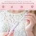 Belle Crystal Glass Nail File - Professional Salon Filing Tool for Natural Nails - Pastel Lilac 2mm - Buy Online on SooperMarket.com