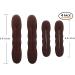 Styla Hair Magic Bun Maker - 2 Small 2 Large Brown Foam Twisters for Easy Perfect Buns - Buy Online on SooperMarket.com