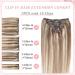 Vlasy Clip in Hair Extensions Human Hair 14 Inch (70 g) P16/60# - Seamless & Natural Thick Weft for Women - Buy Online on SooperMarket.com