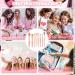 Shop Gerrii 6 Sets Travel Makeup Brush Set - Perfect Bridesmaid Gift | Synthetic Fiber Brushes for Weddings & Events - Coral Orange - Buy Online on SooperMarket.com