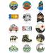 15 Pcs Outdoors Enamel Pins for Backpacks Aesthetic Enamel Pins Set Nature Button Pins Vintage Lapel Pins Camping Pins Cute Cartoon Brooch Pin Badges Women's Brooches Pin for Jacket Hat Cute Style