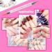 Sularpek Nail Rhinestone Picker Dotting Tool - Pink Acrylic Handle Dual End Pen for DIY Nail Art Decoration - Buy Online on SooperMarket.com