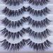 Bluelans 5 Pairs Long Cross False Eyelashes - Natural Thick Black Fake Eyelash Extensions for Stunning Makeup - Buy Online on SooperMarket.com