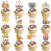 Easter Cake Decor Set 12Pieces Of Charm Rabbit Gnomes Easter Cupcake Toppers Cupcake Pick Festive Dessert Toppers Festive Dessert Embellishments - Buy Online on SooperMarket.com