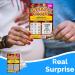 Pregnancy Announcement Lottery Scratch-Off Tickets - 10 Pack | Authentic 4x6 Design for Baby Announcements | Great for Grandparents Future Dad & Friends - Buy Online on SooperMarket.com