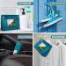 FriEQ 12-Pack Bamboo Charcoal Air Purifying Bags | Odor Absorber for Car, Home, Closet | Lasts 365+ Days | 4x200g 8x50g | Blue-Green - Buy Online on SooperMarket.com