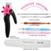 9-Piece Nail Art Tools Set: Acrylic Nail Clipper, 3 Cuticle Pushers, 2 Nail Carving Pens, 3 Nail Buffering Files - Black Stainless Steel Manicure Kit - Buy Online on SooperMarket.com