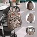 Leopard Print Diaper Bag Backpack | Multifunctional Maternity Bag for Baby Boys & Girls | Large Capacity Travel Nappy Bag - Buy Online on SooperMarket.com
