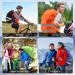 Kigeli 4 Pcs Rainproof Backpack Cover for 35-50L Backpacks - Ideal for Hunting, Camping, Hiking, Biking - Reflective Straps, Anti-Slip Buckles - Buy Online on SooperMarket.com
