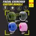 Jawzrsize Athletic Bundle Jaw Enhancer - Reduce Stress & Cravings - Facial Exercise - Pop N Go & Custom Fit - Pink, Blue, Green - Buy Online on SooperMarket.com