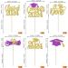 Rsstarxi 24 Pack Class of 2024 Cupcake Toppers 2024 Graduation Food Appetizer Picks 2024 Congrats Grad Cap Done Diploma Cupcake Picks for 2024 Graduation Theme Party Cake Decorations Gold Purple - Buy Online on SooperMarket.com