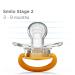 Smilo Orthodontic Pacifier | Aqua Stage 2 | Supports Palate | 3-9 Months | Pack of 3 - Buy Online on SooperMarket.com