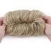 Synthetic Hair Bun Extension 45g - Ash Blonde Messy Hair Scrunchie for Women - Buy Online on SooperMarket.com