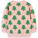 Girls Cotton Sweatshirt | Long Sleeve Casual Jumper for Toddler | Age 2-3 Years | Christmas Trees | Kids T-Shirt - Buy Online on SooperMarket.com