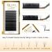 Volume Eyelash Extensions 0.12 C 17mm Premade Fans | Easy Fan Lashes | Self Fanning | 2D-20D | Optional Sizes | C/D Curl | 8-25mm Length | Mix 8-15 15-20 20-25 9-16 - Buy Online on SooperMarket.com
