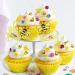 Arthsdite 24Pcs Bumble Bee Cupcake Toppers Oh Babee Cupcake Picks Oh Baby Cupcake Pick Decorations for Bee Theme Baby Shower Kids Baby Shower Birthday Party Decorations Supplies - Gold Black Glitter Bee Oh Baby Cupcake Toppers - Buy Online on SooperMarket.com