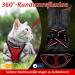 Rabbitgoo Adjustable Cat Harness & Leash Set - Reflective Soft Strap for Cats & Kittens - Red (1 Pack) - Ideal for International Shipping - Buy Online on SooperMarket.com