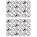 PRECUT Ice Hockey Cupcake Toppers Ice Hockey Theme Edible Mini Cake Decorations - Edible Ice Hockey Party Decorations Ice Hockey Cake Topper Ice Hockey Edible Cupcake Toppers (Pack of 24)