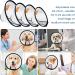 Mesybveo Adjustable Dog Collar & Cat Cone - 2 Piece Break for Dogs Lightweight Comfort Pet Funnel (18-27cm) - Buy Online on SooperMarket.com