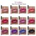 12 Colors Glitter Lip Gloss Set - Gireatick Diamond Shimmer Metallic Liquid Lipstick Kit | Long-Lasting, Waterproof, Non-Stick Cup Lip Gloss - Buy Online on SooperMarket.com