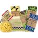 7th Heaven Superfood Skincare Gift Set Contains 4 Cleansing and Revitalising Face Masks Linen Cosmetic Bag and Body Sponge