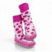 Mocc Ons Washable Leather Sole Slipper Socks | Pink Spot | 2-3 Years - Buy Online on SooperMarket.com