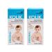 Dr. Chase Kolik Original Gripe Water - Colic Relief for Newborns & Infants - Safe, All Natural Gas Drops for Babies - Herbal Formula to Ease Digestive Discomfort & Fussiness - 5 fl. Oz (Pack of 2) 5.07 Fl Oz (Pack of 2)