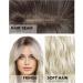 Wokestar Long Platinum Synthetic Wig with Curtain Fringe for Women - Buy Online on SooperMarket.com