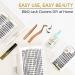 D Curl 10mm Cluster Lashes - 72 Clusters B&Q Natural Eyelash Clusters for DIY Extensions - Soft Fluffy D-10mm B31 - Buy Online on SooperMarket.com