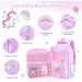 BYXEPA Girls Backpack - Cute School Kids Book Bag with Compartments for Students - Purple Kids' School Bag - Buy Online on SooperMarket.com