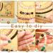 Jutom Bead Design Board and Measuring Mat Set - Craft Supplies for DIY Jewelry Making - Buy Online on SooperMarket.com