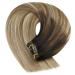 Youngsee 40cm Clip-In Real Hair Extensions - Balayage Brown Ombre Blonde 120g (7 Pieces) for Women - Buy Online on SooperMarket.com