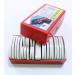 Red Suricata Curved Knit Blocking Combs Set - 25 Edge Blockers for Knitting & Crochet Projects with 100 T pins - Use with Blocking Mats - Patent Pending - Buy Online on SooperMarket.com