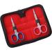 Nail Scissors 3 Pack - Blue & Pink Nail/Cuticle Scissors Set - Buy Online on SooperMarket.com