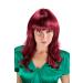 WIG ME UP - 1548-39 Wig purple-red layered twisted tips half long frayed bangs