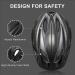 Zenroll Adult Bike Helmet with Detachable Visor - Stylish Lightweight Design for Men and Women Cycling - Large Black - Buy Online on SooperMarket.com