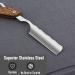 M&LD Cut Throat Razor Kit - Stainless Steel Single Edge Shaving Blades for Men - Ideal for Barber, Home & Salon Use - Straight Razor Gift for Men - Chocolatet159 - Buy Online on SooperMarket.com