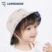 LANGZHEN Baby Girls Beach Sun Hat with Chin Strap - Fish Design, Beige, 2-4 Years - Buy Online on SooperMarket.com