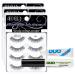 Ardell Multipack Lashes 101-12 pairs & duo Brush eyelash glue clear 2 Packs 5 Count