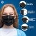 Buy Medical IIR Standard EN14683 Certified 3-Layer Disposable Masks - BFE 98% - 100 Pack Black Oral Masks for International Shipping - Buy Online on SooperMarket.com