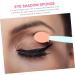 BELLIFFY 100pcs Double Ended Eyeshadow Brush Double-sides Eye Brush Makeup Brush Sponge Brush Makeup Tool Eyeshadow Stick Dual-side Cosmetic Applicator Cosmetic Tool 6.5x1.3cm Blue - Buy Online on SooperMarket.com
