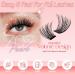 Self Adhesive Lashes Clusters - LASHVIEW Press On Individual Eyelash Extension Kit with Tweezers No Glue Needed - 72pcs 10-16mm (Z02-Pearl) | International Shipping Available - Buy Online on SooperMarket.com