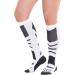 COMPREX Compression Stockings | Ultimate Ski Travel & Pregnancy Socks | Breathable Compression Socks (White/Gray Size 35-38) - Buy Online on SooperMarket.com