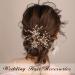 3-Piece Pearl and Rhinestone Bridal Hair Pins Set - Gold Wedding Accessories for Brides and Bridesmaids - Buy Online on SooperMarket.com